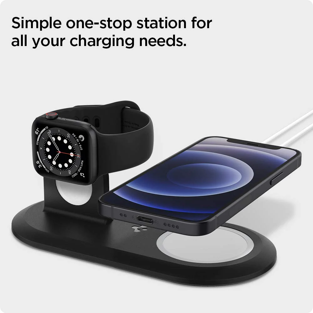 Mag Fit Duo 2 in 1 mobile stand Compatible with MagSafe Charger Stand - Image 31